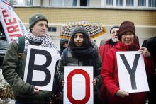 Fotoverslag: Netanyahu not welcome!