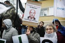 Fotoverslag: Netanyahu not welcome!