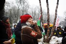 Fotoverslag: Netanyahu not welcome!