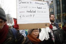 Fotoverslag: Netanyahu not welcome!