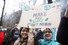 Tienduizenden stakers en spijbelaars voor het klimaat
