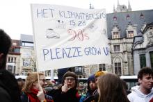 Tienduizenden stakers en spijbelaars voor het klimaat