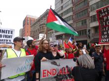 Protestmars tegen NAVO-top in Washington