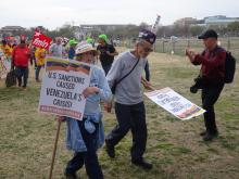 Protestmars tegen NAVO-top in Washington