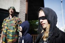 Blokkade aan VRT-gebouw tegen Eurovisiesongfestival in Israël