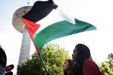 Blokkade aan VRT-gebouw tegen Eurovisiesongfestival in Israël