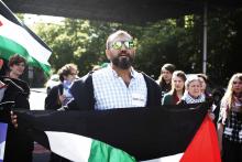Blokkade aan VRT-gebouw tegen Eurovisiesongfestival in Israël