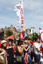 Protestmars tegen haat en voor een sociaal beleid
