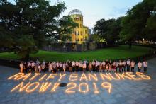 Hiroshima-Nagasaki herdenken terwijl de VS en Rusland het INF-verdrag opblazen.