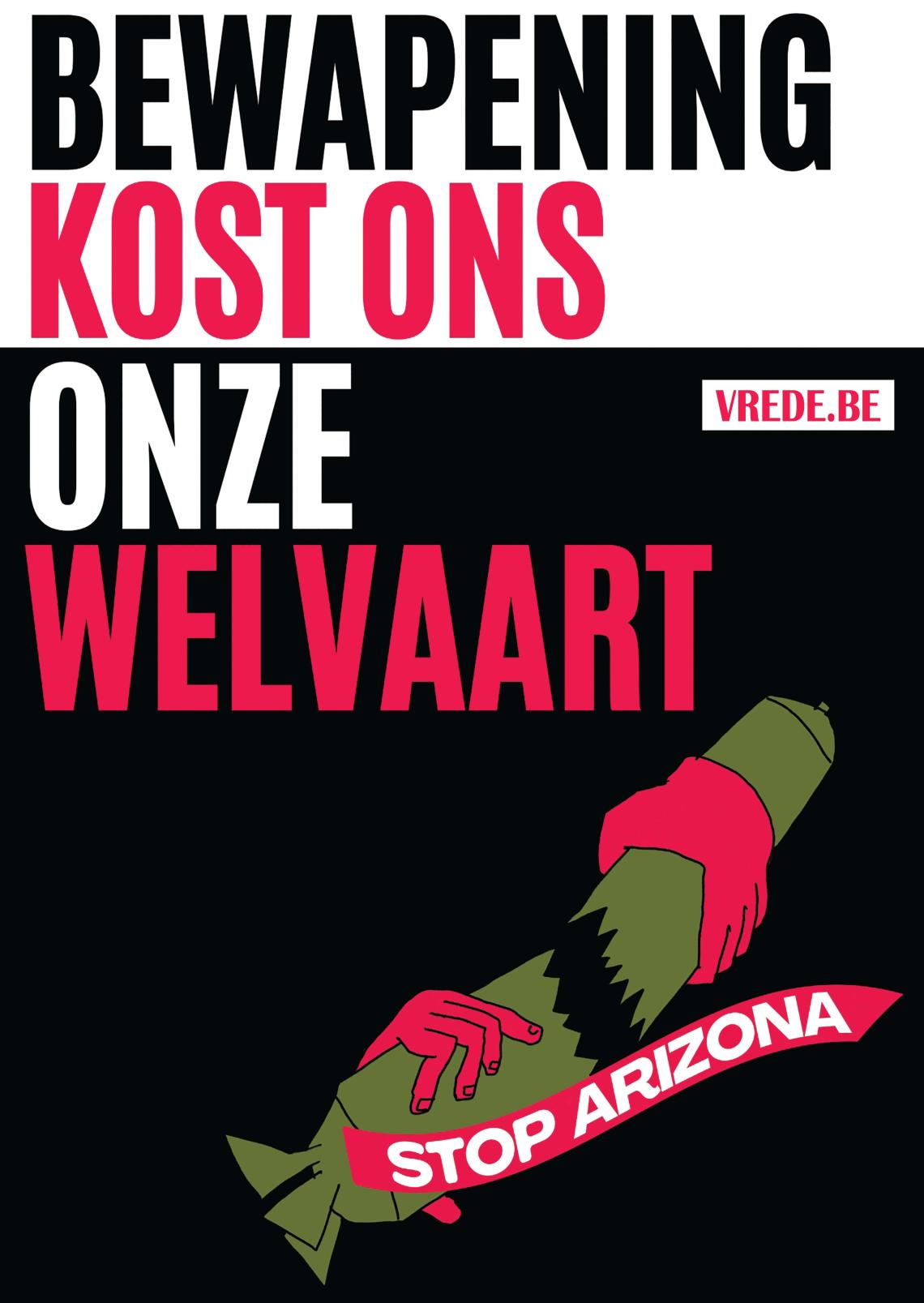 Bewapening kost ons onze welvaart