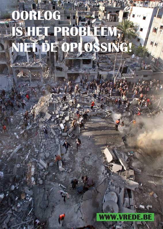 Oorlog is het probleem, niet de oplossing!
