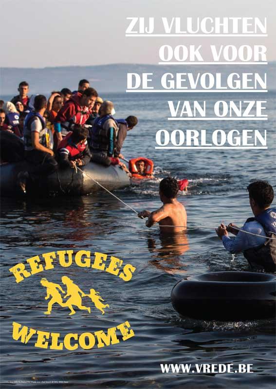 Refugees welcome: zij vluchten ook voor de gevolgen van onze oorlogen
